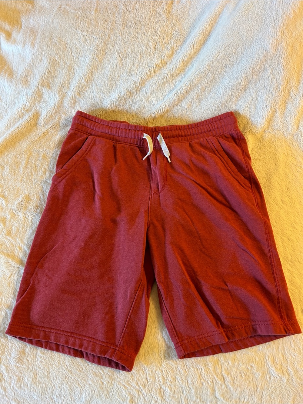 Old Navy Red Pull-On Kids Shorts with White Drawstring